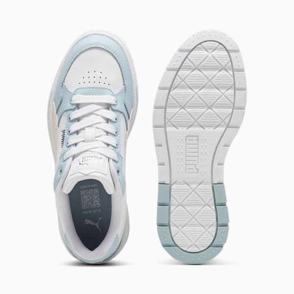 Tenis Karmen II Idol para adolescentes, PUMA White-Alpine Snow-Frosted Dew, extralarge