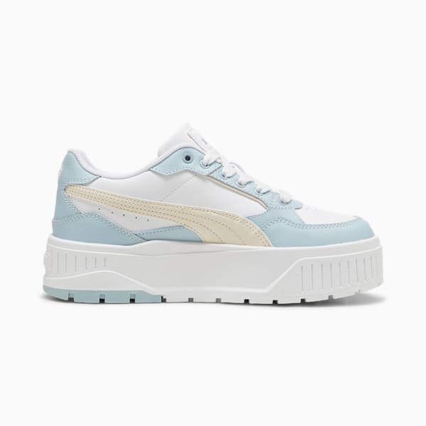 Karmen II IDOL Big Kids' Sneakers, PUMA White-Alpine Snow-Frosted Dew, extralarge