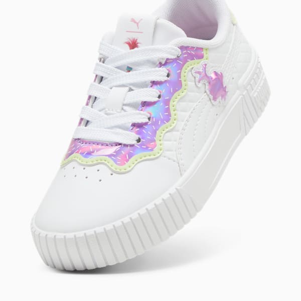 PUMA x TROLLS Carina 2.0 Little Kids' Sneakers, PUMA White-Mauved Out-Cool Cucumber, extralarge