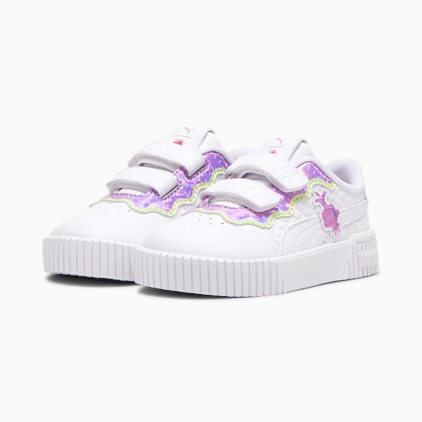 PUMA x TROLLS Carina 2.0 Toddlers' Sneakers, PUMA White-Mauved Out-Cool Cucumber, extralarge