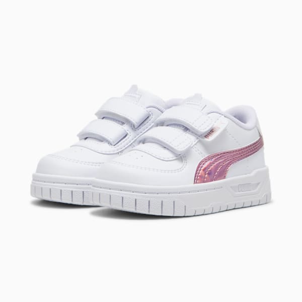 Tenis Infantiles Cali Dream Iridescent, PUMA White-Rose Gold, extralarge