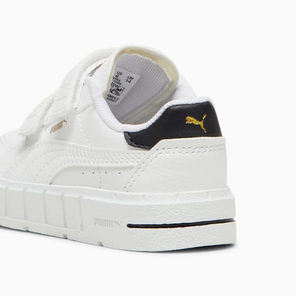Tenis para niños Cali Court Match, PUMA White-PUMA Black, extralarge