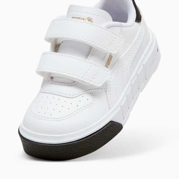 Tenis para niños Cali Court Match, PUMA White-PUMA Black, extralarge
