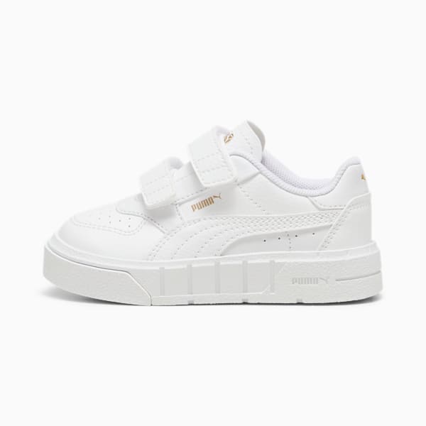 Tenis para niños Cali Court Match, PUMA White-PUMA Gold, extralarge