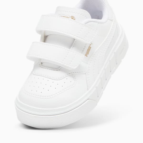 Tenis para niños Cali Court Match, PUMA White-PUMA Gold, extralarge