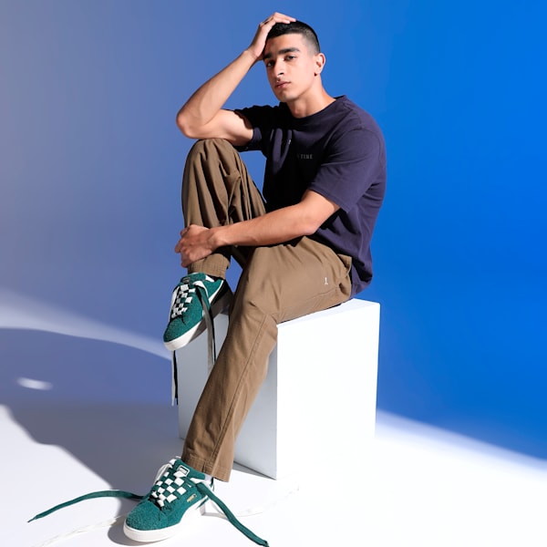 Suede XL Jackhammer Sneakers, Dark Myrtle-Frosted Ivory-Vapor Gray, extralarge-IND