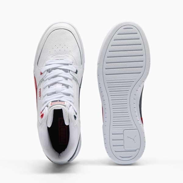 CA Pro Mid NYC Running Laps Men's Sneakers, PUMA White-Club Red-Club Navy, extralarge