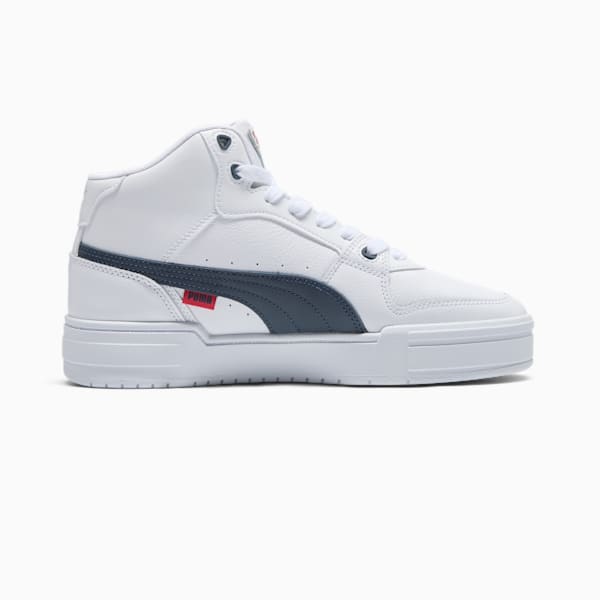 CA Pro Mid NYC Running Laps Men's Sneakers, PUMA White-Club Red-Club Navy, extralarge