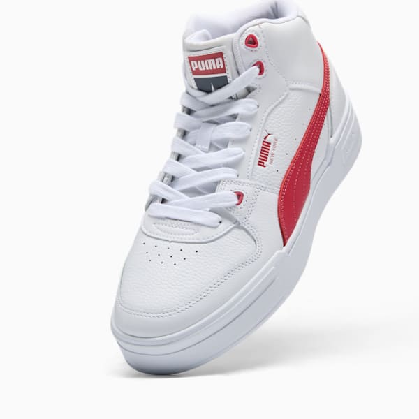 Tenis CA Pro Mid NYC Running Laps para hombre, PUMA White-Club Red-Club Navy, extralarge