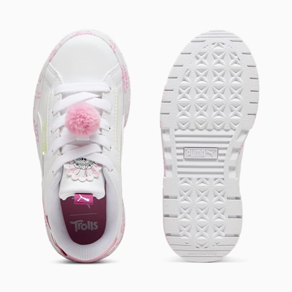 PUMA x TROLLS Mayze Crashed Little Kids' Sneakers, PUMA White-Mauved Out, extralarge