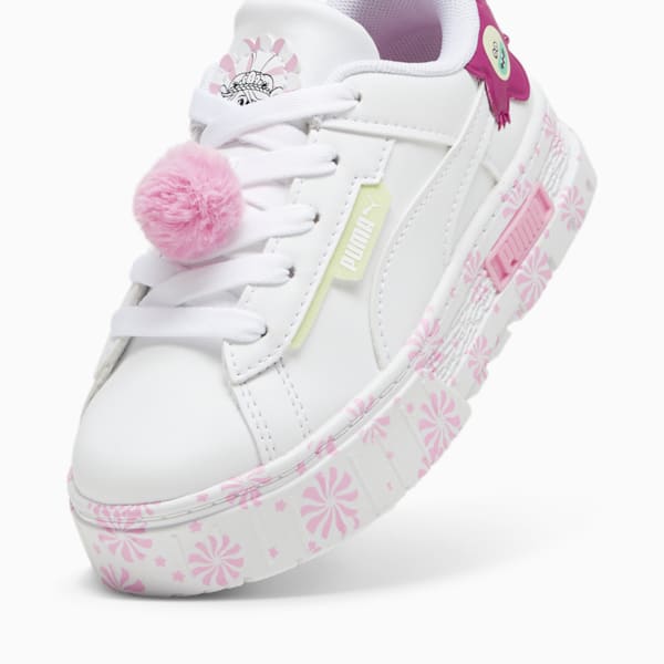 PUMA x TROLLS Mayze Crashed Little Kids' Sneakers, PUMA White-Mauved Out, extralarge