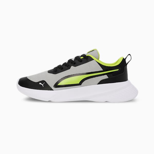 Alfarun Pro Men's Sneakers, Ash Gray-Lime Smash-PUMA Black, extralarge-IND