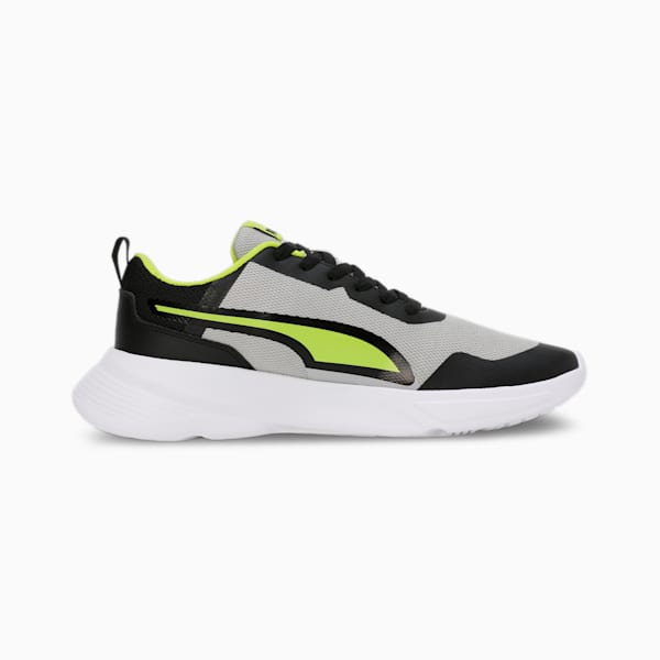 Alfarun Pro Men's Sneakers, Ash Gray-Lime Smash-PUMA Black, extralarge-IND