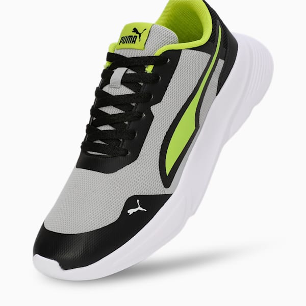 Alfarun Pro Men's Sneakers, Ash Gray-Lime Smash-PUMA Black, extralarge-IND