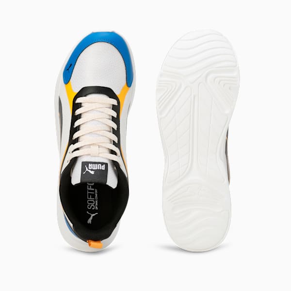 Revero Men's Sneakers, Warm White-PUMA Black-Yellow Sizzle, extralarge-IND