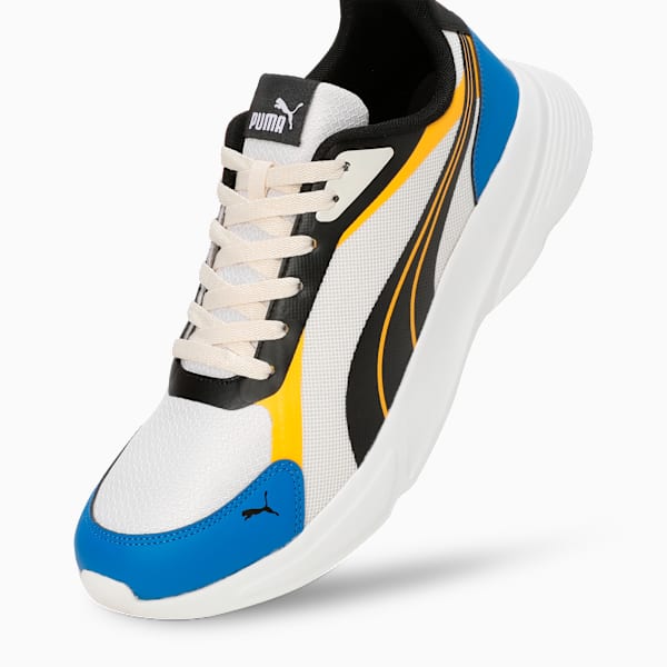 Revero Men's Sneakers, Warm White-PUMA Black-Yellow Sizzle, extralarge-IND