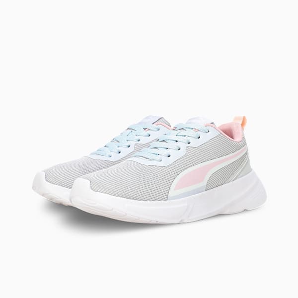 PUMA Xtraction Women's Sneakers, Silver Mist-Whisp Of Pink-PUMA White, extralarge-IND