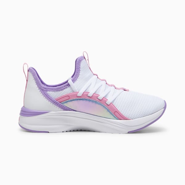 Chaussures de course Softride Sophia 2 Bouncy Sky Enfant et adolescent, PUMA White-Lavender Alert-Mauved Out, extralarge