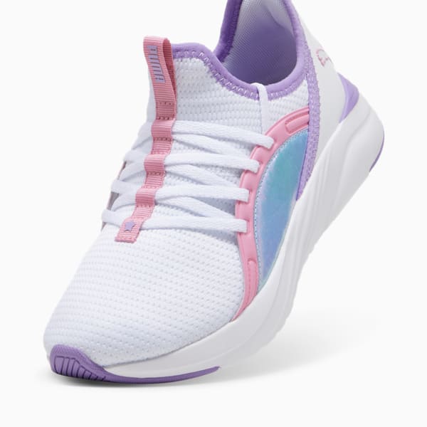 Chaussures de course Softride Sophia 2 Bouncy Sky Enfant et adolescent, PUMA White-Lavender Alert-Mauved Out, extralarge