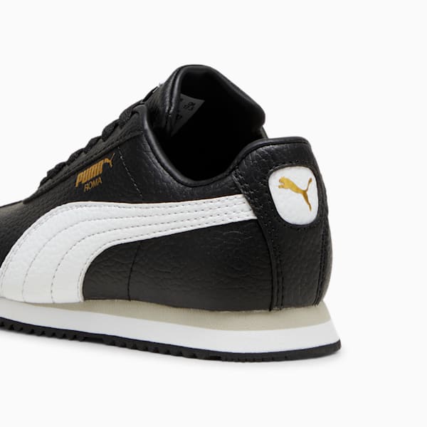 Roma 24 Standard Little Kids' Sneakers, PUMA Black-PUMA White, extralarge