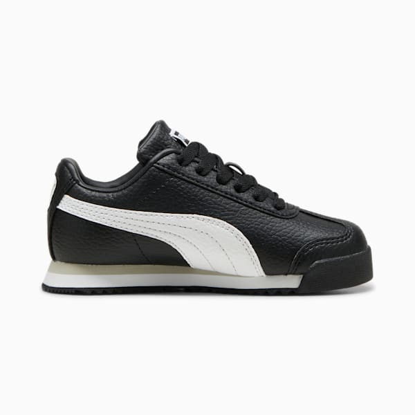 Roma 24 Standard Little Kids' Sneakers, PUMA Black-PUMA White, extralarge