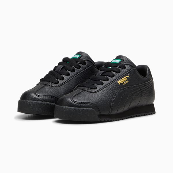 Zapatillas Roma 24 Standard para niños, PUMA Black, extralarge