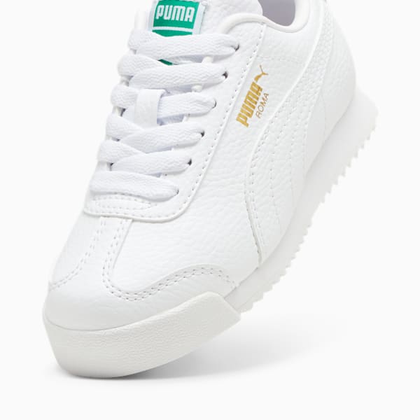 Zapatillas Roma 24 Standard para niños, PUMA White, extralarge