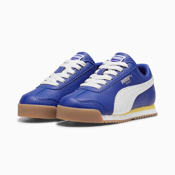 Roma 24 Standard Little Kids' Sneakers, Lapis Lazuli-Fresh Pear, extralarge