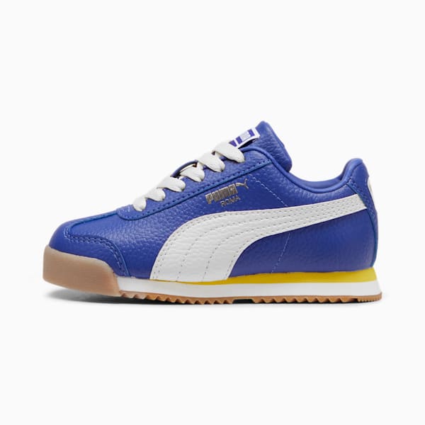 Roma 24 Standard Little Kids' Sneakers, Lapis Lazuli-Fresh Pear, extralarge