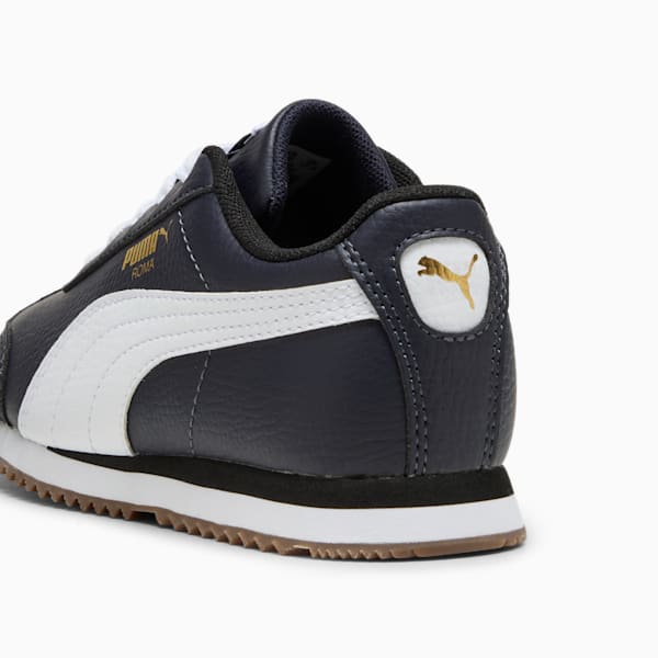 Zapatillas Roma 24 Standard para niños, PUMA Navy-PUMA White, extralarge
