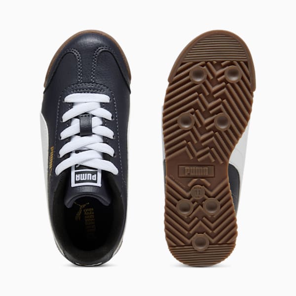 Zapatillas Roma 24 Standard para niños, PUMA Navy-PUMA White, extralarge