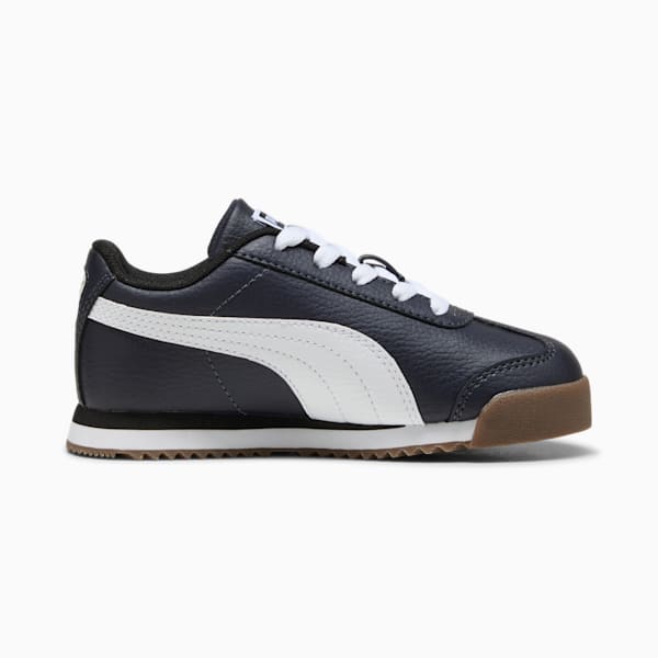 Zapatillas Roma 24 Standard para niños, PUMA Navy-PUMA White, extralarge