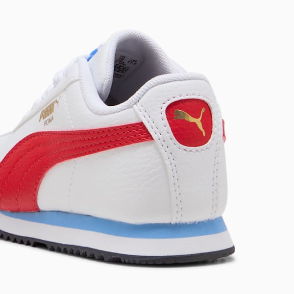 Zapatillas Roma 24 Standard para niños, PUMA White-For All Time Red, extralarge