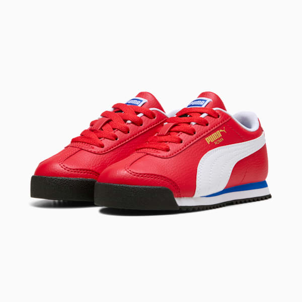 Zapatillas Roma 24 Standard para niños, For All Time Red-PUMA White, extralarge