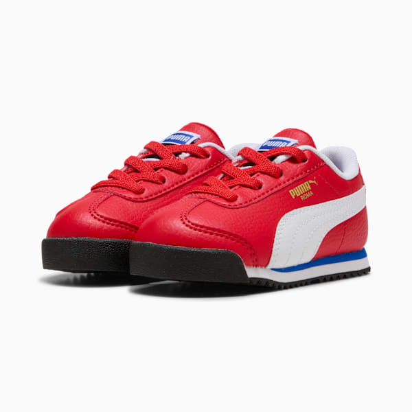 Roma 24 Standard Toddlers' Sneakers, For All Time Red-PUMA White, extralarge
