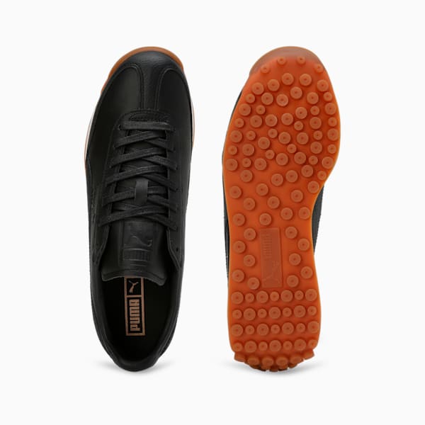 Easy Rider Leather Sneakers, PUMA Black-Frosted Ivory, extralarge-IND