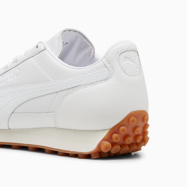 Easy Rider Leather Sneakers, PUMA White-Frosted Ivory, extralarge