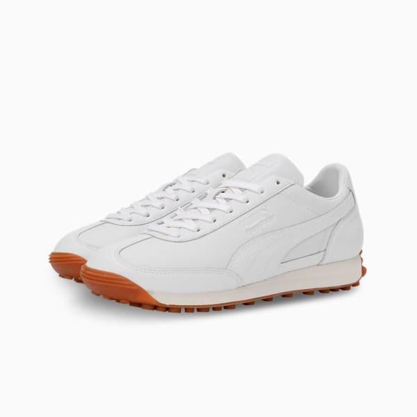 Easy Rider Leather Sneakers, PUMA White-Frosted Ivory, extralarge-IND