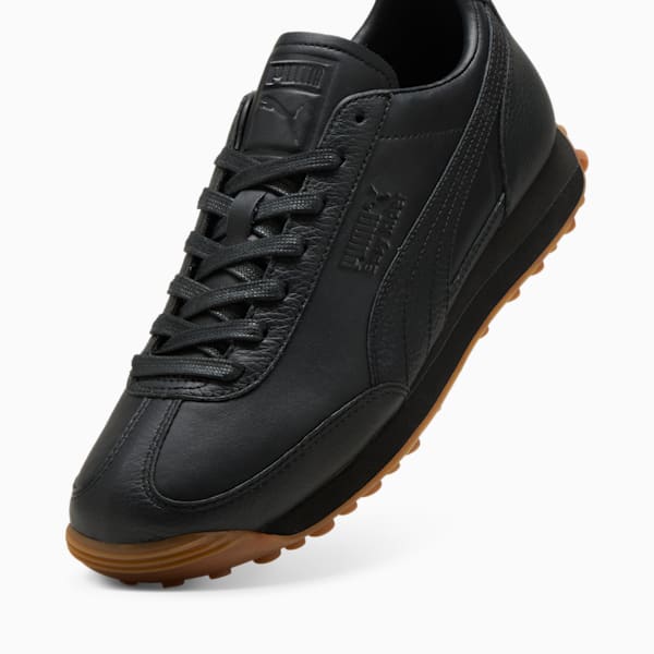 Easy Rider Leather Sneakers, PUMA Black, extralarge