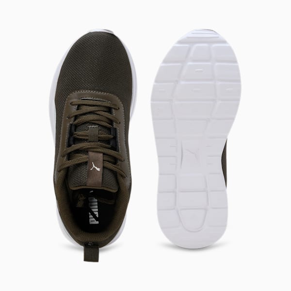 Flexrate Youth Sneakers, Deep Olive-Pristine-PUMA Black, extralarge-IND