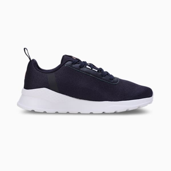 Flexrate Youth Sneakers, New Navy-High Risk Red-PUMA Black, extralarge-IND