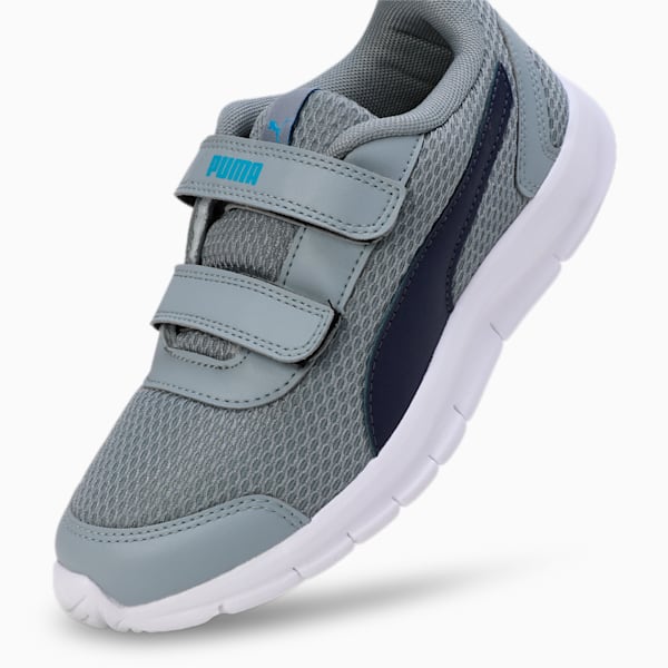 Racer V3 Kid's Shoes, Quarry-Peacoat-Spring Blue, extralarge-IND