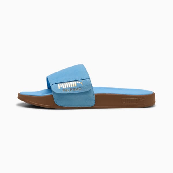 ユニセックス リードキャット 2.0 パレルモ フォイル サンダル, Team Light Blue-PUMA Gold-Gum, extralarge-JPN