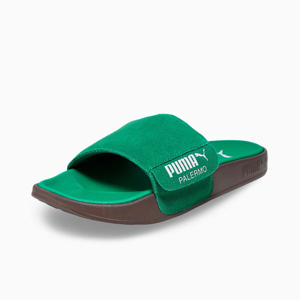 Leadcat 2.0 Palermo Foil Slides, Archive Green-PUMA White-Gum, extralarge-IND