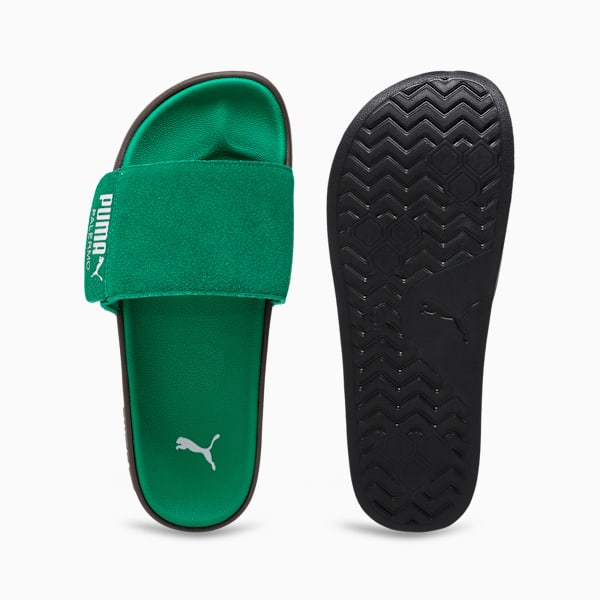 Leadcat 2.0 Palermo Foil Slides, Archive Green-PUMA White-Gum, extralarge-IND