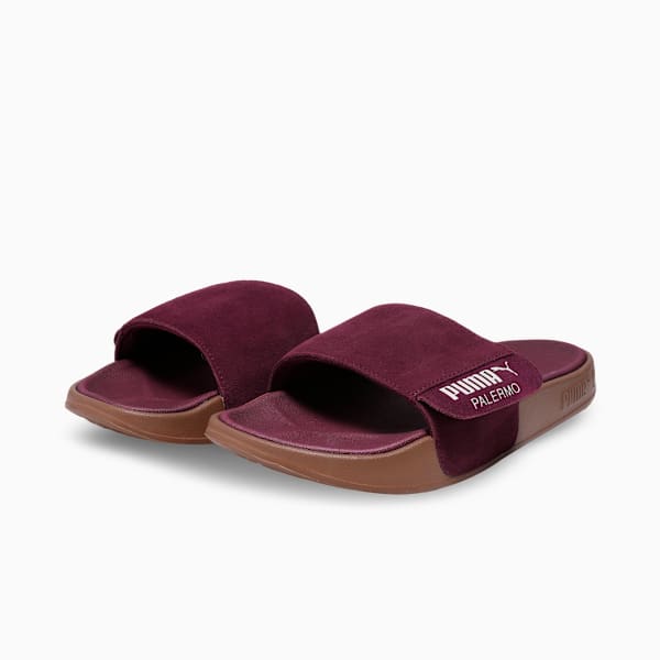 Leadcat 2.0 Palermo Foil Slides, Ruby Shimmer-Alpine Snow-Gum, extralarge-IND