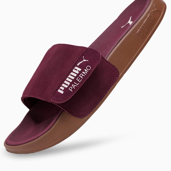 Leadcat 2.0 Palermo Foil Slides, Ruby Shimmer-Alpine Snow-Gum, extralarge-IND