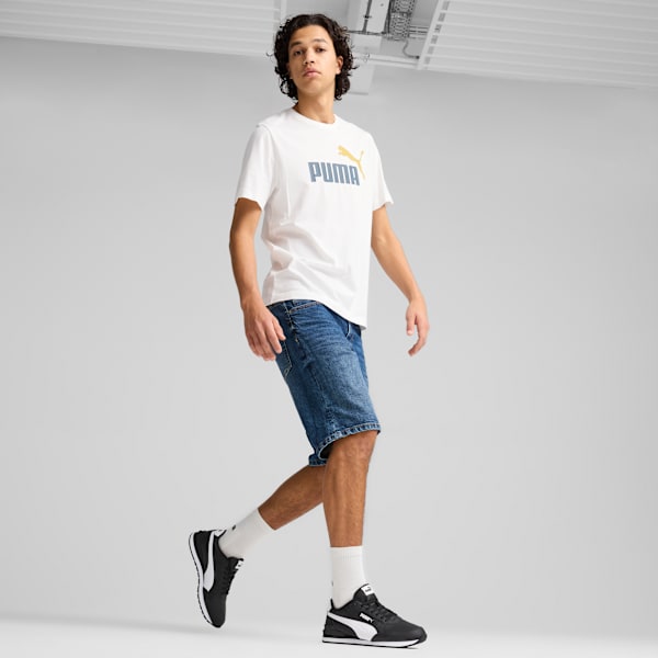 Tenis ST Runner v4 Cuero, PUMA Black-PUMA White, extralarge