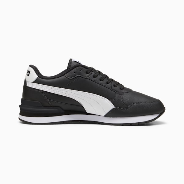 Tenis ST Runner v4 Cuero, PUMA Black-PUMA White, extralarge