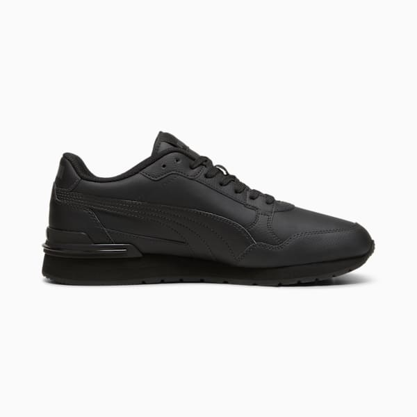 Sneakers ST Runner v4 Leather Homme, PUMA Black-Shadow Gray, extralarge
